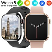 ieftine Ceasuri Smart-696 IW9 Ceas inteligent 2.05 inch Uita-te inteligent Bluetooth Monitorizarea temperaturii Pedometru Reamintire Apel Compatibil cu Android iOS Dame Bărbați Telefon Hands-Free Reamintire Mesaj