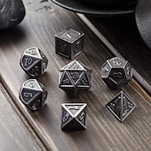 Недорогие игры и аксессуары-металлические игральные кости, бегущая группа, дракон и подземелье, многогранник, набор из семи кубиков