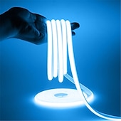 cheap Neon LED Lights-COB LED Strip 288 LEDs/m 220V EU Plug RA90 COB Outdoor Neon Sign Tape White Natural Pink Red For Kitchen Lighting
