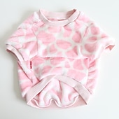 billiga Pyjamas-Hund Katt Tröja Pyjamas Mode söt stil Vinter Varm Mjuk Tvättbar Bekväm Utomhus Inomhus Ledigt / vardag Hundkläder for Bichon Frisé Pudel Pommeran valpen eller det lilla husdjuret Fjäril