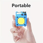 お買い得  作業灯-LEDキーチェーン懐中電灯、コブキーホルダーワークライト、ポータブルミニ充電式、6つの照明モード懐中電灯、マグネットベース付き、夜のキャンプ、緊急修理、犬の散歩用