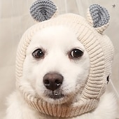baratos Bandanas e Chapéus-Cachorros Gatos Bandanas e chapéus Bandana de cachorro e chapéu de cachorro Adorável Engraçado Inverno Quente Respirável Macio Lavável Confortável Natal Ao ar livre dia das Bruxas Casual / Diário