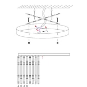 cheap Unique Chandeliers-50/60/80 cm Chandelier LED Crystal Ceiling Light Circle Design Unique Design Flush Mount Lights Stainless Steel LED Nordic Style 110-120V 220-240V