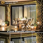 זול מוצרים עם חיבור לחשמל-328ft 100m גמישות LED מחרוזת מנורות ip67 רצועות עמיד למים אורות מחרוזת חג המולד 1000 לדים חם לבן חם מחרוזת אורות חג אורות חג מסיבה חג חתונה 29v
