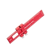 economico Attrezzi di misurazione-migliora la tua lavorazione del legno con questo righello tascabile di precisione: righello calcolatore in alluminio con misure in pollici e metriche, tracciatura di tipo T e strumento di layout