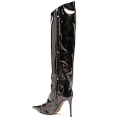 cheap Footwear-Retro Vintage 1980s Knee High Boots Disco Women&#039;s Carnival Costume Halloween Carnival Performance Party Pride Parade Adults&#039; Shoes All Seasons