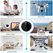 זול מצלמות רשת IP פנימיות-R10 מצלמת IP 4K מיני אלחוטי גלאי תנועה גישה מרחוק חיתוך IR פנימי תמיכה 256 GB