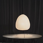 preiswerte Nachttischlampe-Papierlampe, moderne Retro-Schreibtischlampe, japanisches Design, Papierlampenschirm, LED-Reispapier-Schreibtischlampe, Homestay-Schlafzimmer, Wohnzimmer/Restaurant, Dekoration, Zuhause,