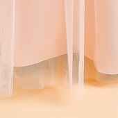 preiswerte Partykleider-kinderkleidung Mädchen Party Kleid Feste Farbe Ärmellos Formal Leistung Hochzeit Rüschen Elegant Prinzessin Baumwolle Maxi abendkleider Blumenmädchenkleid Frühling Herbst Winter 4-12 Jahre Wei