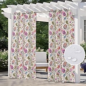 economico Tende impermeabili-tenda esterna impermeabile per la privacy, tende scorrevoli per patio, occhielli per tende pergola per gazebo, balcone, veranda, feste