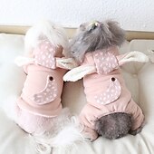 halpa Koiran vaatteet ja tarvikkeet-Koirat Kissat College Muoti söpö tyyli Talvi Pehmeä Pestävä Mukava ulko- Rento / arki Koiran vaatteet for Bichon Frise Villakoira Pomeranian Pienelle lemmikille papillon