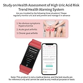 ieftine Ceasuri Smart-imsoi ecran ips de 1,47 inci lipide din sânge acid uric glicemie ecg tensiune arterială sănătate ceas inteligent monitorizare temperatură pedometru memento de apel compatibil cu Android ios femei