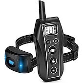 economico Addestramento e accessori educativi per cani-nessun shock 800m collare di addestramento per cani da compagnia beep collare di vibrazione collare di addestramento a distanza umano impermeabile ricaricabile