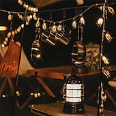 economico Striscie luci a batteria-retro led luci della stringa di cherosene 3m 20led aa lampada alimentata a batteria luci della stringaper ghirlanda campeggio festa cortile casa vacanza decorazione di natale illuminazione