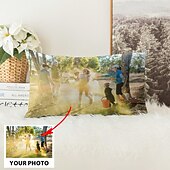 baratos Presentes Personalizados-Funda de Almofada Lombar Personalizada de Formatura Adicione sua Imagem Melhor Presente de Formatura Foto Personalizada Design Imagem Almofada Casual Funda de Almofada 1pc Feita sob Medida para o Dia