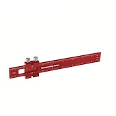 economico Attrezzi di misurazione-migliora la tua lavorazione del legno con questo righello tascabile di precisione: righello calcolatore in alluminio con misure in pollici e metriche, tracciatura di tipo T e strumento di layout