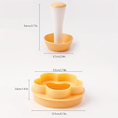 economico Utensili da cucina-Set 2 tagliapasta a forma di fiore e pressino per crostata - perfetto per cuocere crostate, biscotti e tagliabiscotti - gadget e accessori da cucina