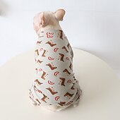 tanie Piżama-Psy Koty Piżama Moda Śłodkie Zima Miękka Zmywalny Wygodny w pomieszczeniach Codzienne Ubranka dla psów for Bichon frise Pudel Szpic miniaturowy szczeniaków i młodych kotów Motyl