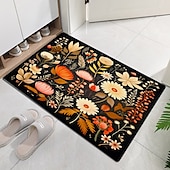 cheap Doormats-Colorful Floral Doormat Floor Mats Washable Rugs Kitchen Mat Non-Slip Oil Proof Rug Indoor Outdoor Mat Bedroom Decor Bathroom Mat Entrance Rug