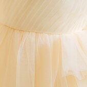 preiswerte Partykleider-kinderkleidung Mädchen Party Kleid Feste Farbe Ärmellos Formal Leistung Hochzeit Rüschen Elegant Prinzessin Baumwolle Maxi abendkleider Blumenmädchenkleid Frühling Herbst Winter 4-12 Jahre Wei