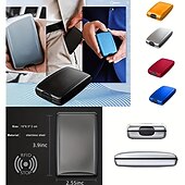 billige kortholdere og etuier-Tyverisikringslommebok mini bærbar oppbevaringsveske lett kredittkortveske, minimalistisk veske