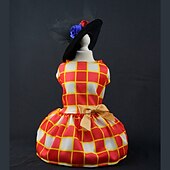 cheap Dresses-Dog Cat Dress Fashion Party Waterproof Breathable Soft Washable Comfortable Party Halloween Casual Daily Festival Dog Clothing for Bichon Frise Pomeranian Baby Pet Papillon Small