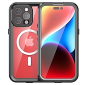 Недорогие Чехлы для iPhone-Чехол для iPhone 15 Pro Max Plus iPhone 14 Pro Max Plus iPhone 13 Pro Max водонепроницаемый чехол со съемной защитой полнрошного двойного стороннего доспеха ABS+PC