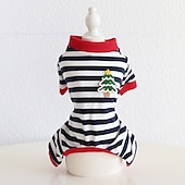 abordables Pijama-Perros Gatos Pijamas Moda Estilo lindo Invierno Suave Lavable Cómodo Navidad Exterior Casual Diario Ropa para perros for Bichón Frisé Caniche Pomerania Animal doméstico del bebé Mariposa