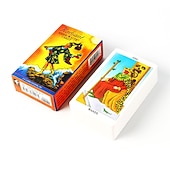 Недорогие игры и аксессуары-Английское Таро 12*7 см большая колода Таро с бумажными инструкциями