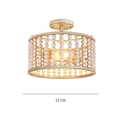 cheap Flush Mounts &amp; Semi Flush Mounts-Bohemian Farmhouse Chandelier Wood Beaded Ceiling Light Fixture, Rustic Semi Flush Mount Ceiling Light Fixture, Black 2-Light Nursery Chandelier for Kitchen Island Foyer Hallway Bedroom Living Room, E26 Base 110-240V