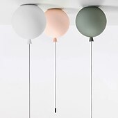 cheap Flush Mounts &amp; Semi Flush Mounts-LED Pendant Light Line Balloon Design Metal Artistic Style Modern Chandelier Modern Simple Nordic Minimalist Light Luxury Restaurant Long Bar Table Dining Room 110-120V 220-240V