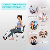 voordelige Beugels &amp; ondersteuning-verlicht pijnlijke hielspoor, fasciitis plantaris, achillespeesontsteking &amp; hamstring met deze 1pc voet &amp; beenrekband!