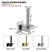 cheap Toilet Paper Holders-Toilet Paper Holder Adorable Creative Contemporary Modern Stainless Steel Low-carbon Steel Metal 1PC - Bathroom Wall Mounted
