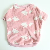 billiga Pyjamas-Hund Katt Tröja Pyjamas Mode söt stil Vinter Varm Mjuk Tvättbar Bekväm Utomhus Inomhus Ledigt / vardag Hundkläder for Bichon Frisé Pudel Pommeran valpen eller det lilla husdjuret Fjäril