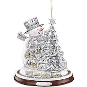 お買い得  装飾品-クリスマス装飾雪だるまクリスマスツリーペンダントクリエイティブ 2d アクリル装飾ぶら下げ装飾品農家の装飾