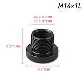 olcso Autós javítószerszámok-autó üzemanyagszűrő hordó menetes adapter 5/8-24 - 1/2-28 1/2-20 m14*1 m14*1l m14*1,5 napa 4003 wix-hez