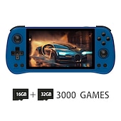 Недорогие Игровые консоли-Портативная игровая консоль powkiddy x55 со встроенными играми, ips rgb-экраном, 5,5 дюйма (256 г, 30 000 игр), идеальный подарок на рождественский день рождения для друзей и детей