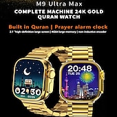 economico Smartwatch-M9 Ultra Max Orologio intelligente 2.1 pollice Intelligente Guarda Bluetooth Pedometro Avviso di chiamata Tracker di fitness Compatibile con Android iOS Da donna Da uomo Standby lungo Chiamate in