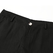 Χαμηλού Κόστους σορτς εργασίας-Ανδρικά Σορτσάκια Σορτς Chino Σορτς των Βερμούδων Σορτς εργασίας Τσέπη Σκέτο Άνεση Αναπνέει σύντομο Καθημερινά Στυλάτο Καθημερινό Μαύρο Λευκό Μικροελαστικό