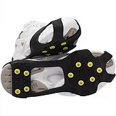 economico Articoli per la casa-10 borchie copriscarpe antiscivolo strada innevata scarpe da neve resistenti all&#039;usura scarpe da arrampicata su ghiaccio punte ramponi tacchetti copriscarpe