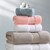 cheap Towels-Towels 1 Pack Medium Bath Towel, Ring Spun Cotton Lightweight and Highly Absorbent Quick Drying Towels, Premium Towels for Hotel, Spa and Bathroom