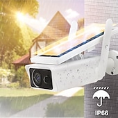 economico Videocamere di sorveglianza per esterni-60 angolo regolabile del pannello solare 1080p full hd telecamera ad energia solare telecamera ip wifi wireless telecamera per visione notturna impermeabile telecamera di sicurezza solare telecamera