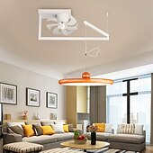 economico Ventilatore da soffitto con luci-lampada a sospensione a led con plafoniera lampada a sospensione industriale braccio oscillante lampada a sospensione, lampada a sospensione a cupola regolabile per sala da pranzo soggiorno 110-240v