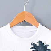 billige Guttens 3D Sporter &amp; Spill-Gutt 3D Tre Bil Sweatshirt &amp; Joggebuksesett Sett Langermet 3D-utskrift Høst Vinter Aktiv Mote Kul Barn 3-12 år Crew-hals utendørs Feriereise Gate Normal