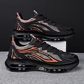 preiswerte Sneaker für Herren-Leichte Air-Cushion-Sneaker für Herren mit transparentem Design – trendige Sportschuhe mit Schnürung zum Laufen und für die Freizeit
