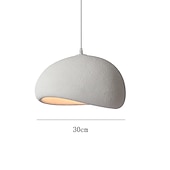 abordables Suspension-Lampe à suspension LED en résine 30 cm, abat-jour créatif, luminaires de plafond en métal industriel, lustre d&#039;ambiance de style bar créatif pour salon, îlot de cuisine, chambre à coucher 85-265v