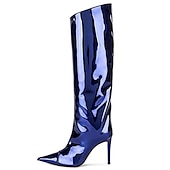 cheap Footwear-Retro Vintage 1980s Knee High Boots Disco Women&#039;s Carnival Costume Halloween Carnival Performance Party Pride Parade Adults&#039; Shoes All Seasons