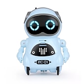 cheap Electronic Entertainment-Pocket RC Robot Talking Interactive Dialogue Voice Recognition Record Singing Dancing Telling Story Mini RC Robot Toys Gift