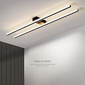 baratos Candeeiros de Teto-luz de teto led 3 cores 48/58/78 cm design de linha formas geométricas luzes de teto lâmpada de teto led adequada para corredor quarto corredor 110-240v