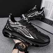 preiswerte Sneaker für Herren-Leichte Air-Cushion-Sneaker für Herren mit transparentem Design – trendige Sportschuhe mit Schnürung zum Laufen und für die Freizeit